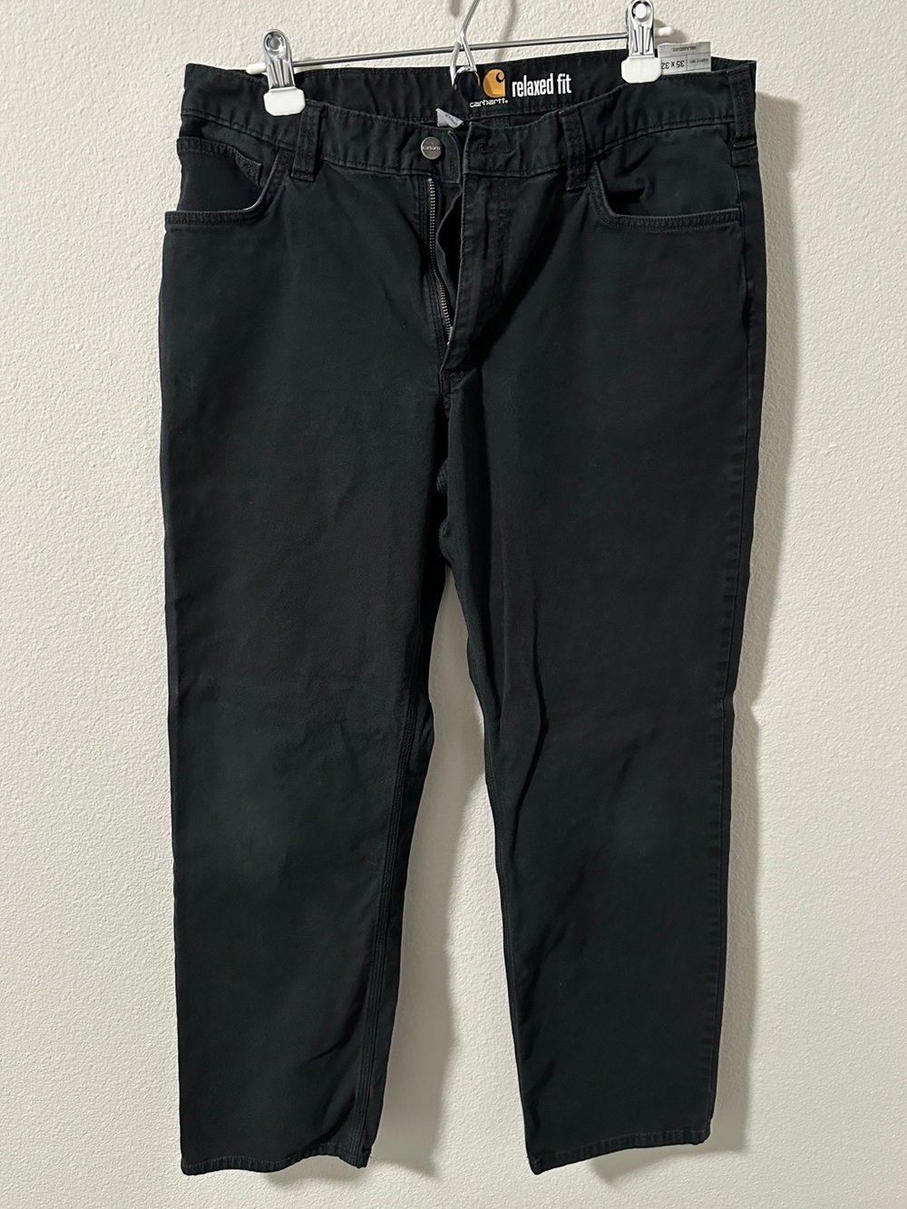 Carhartt Relaxed Fit Black pants size 35x32 men’s